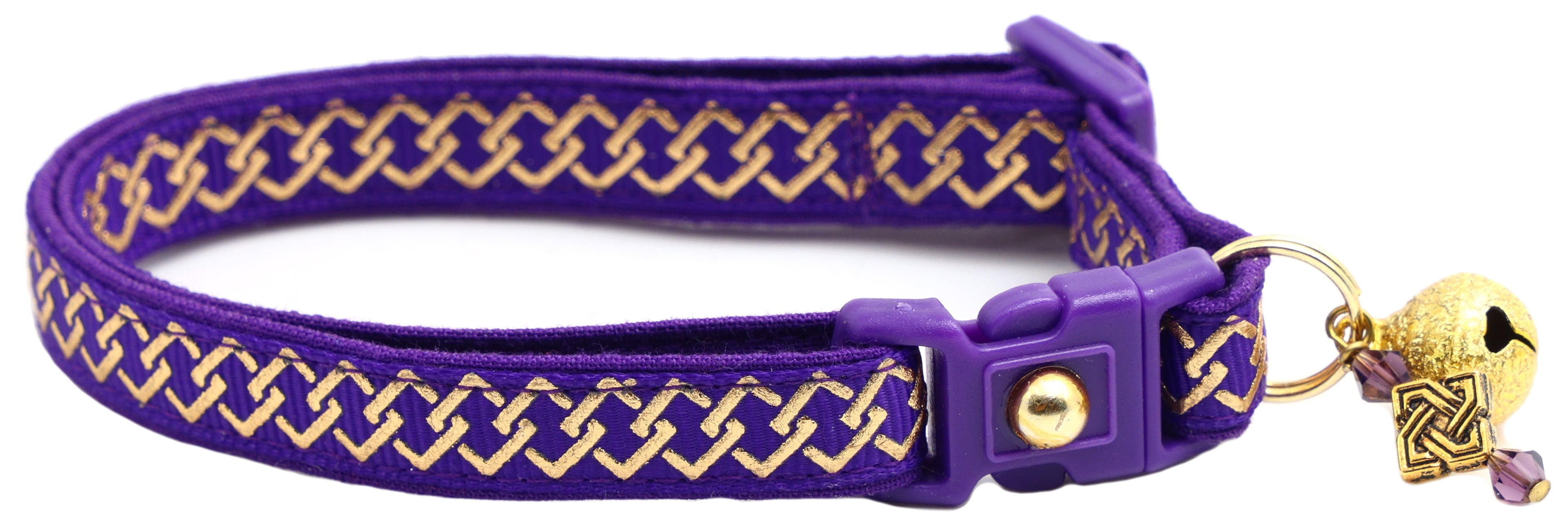 Gold Knots Breakaway Cat Collar