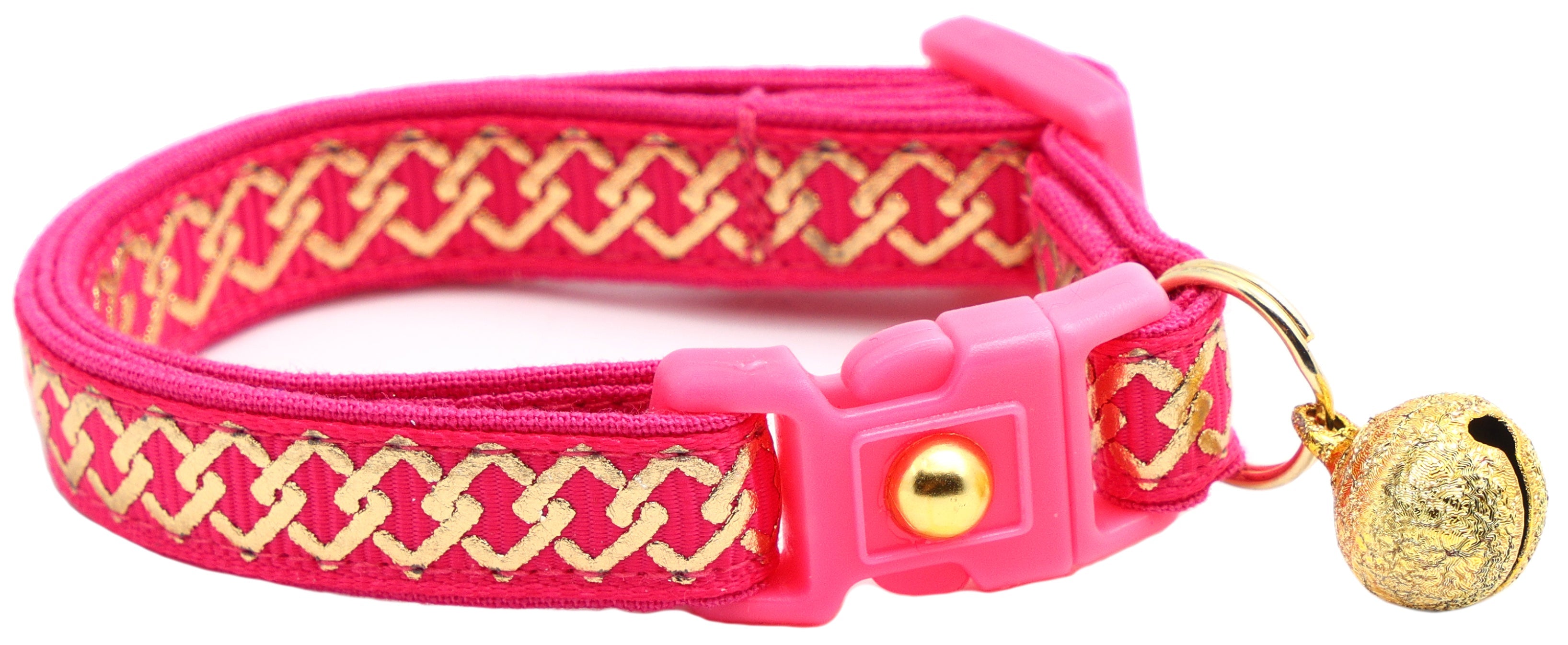 Gold Knots Breakaway Cat Collar
