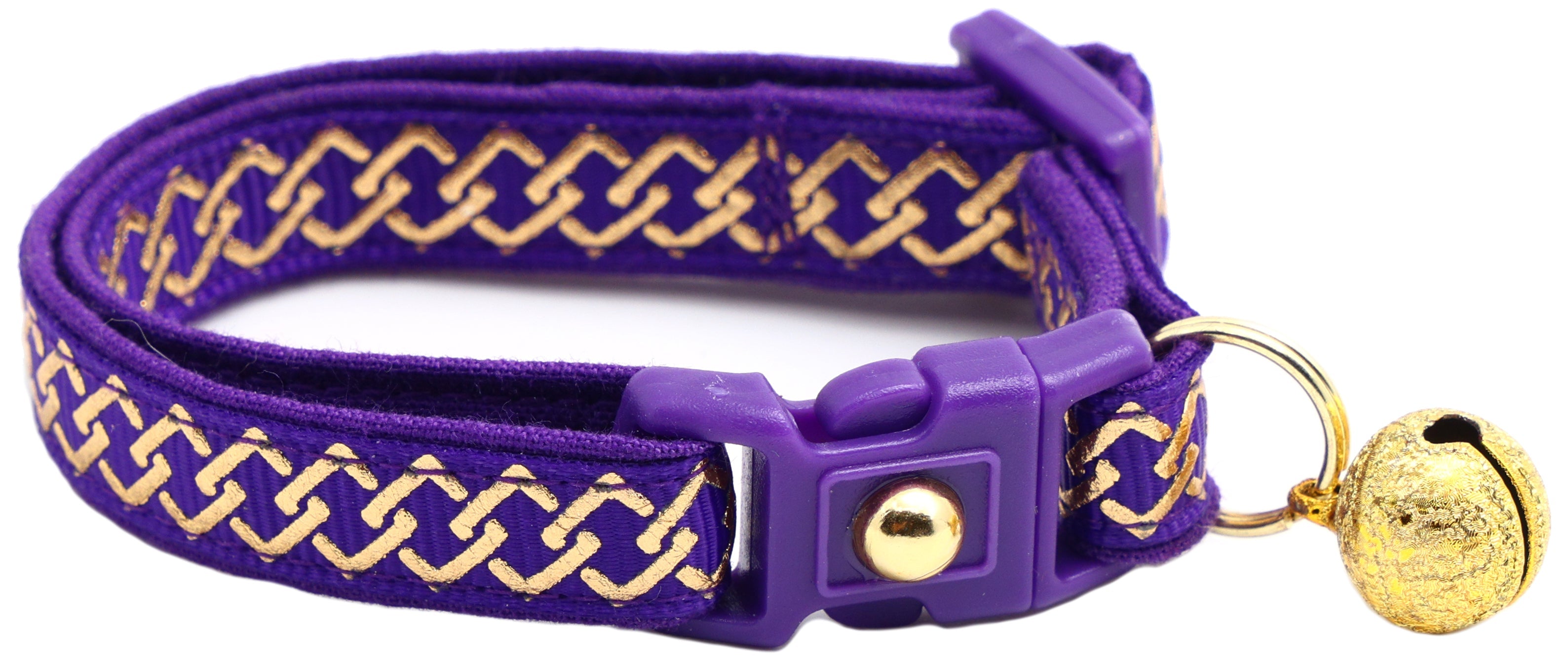 Gold Knots Breakaway Cat Collar